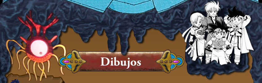 Dragon Quest - Fly no daibouken - Secci�n Dibujos